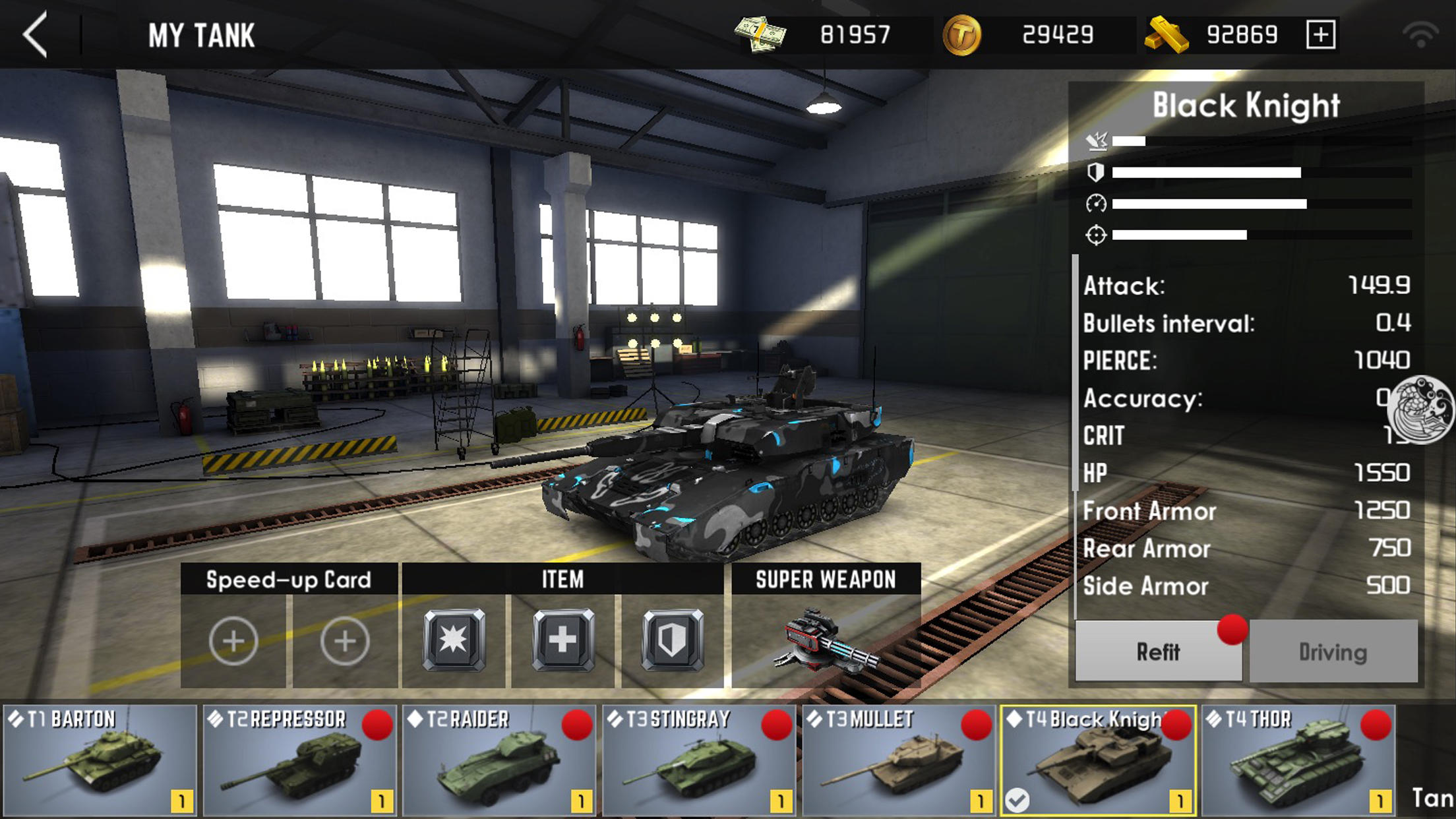 League of Tanks Global War(坦克联盟） Game Screenshot