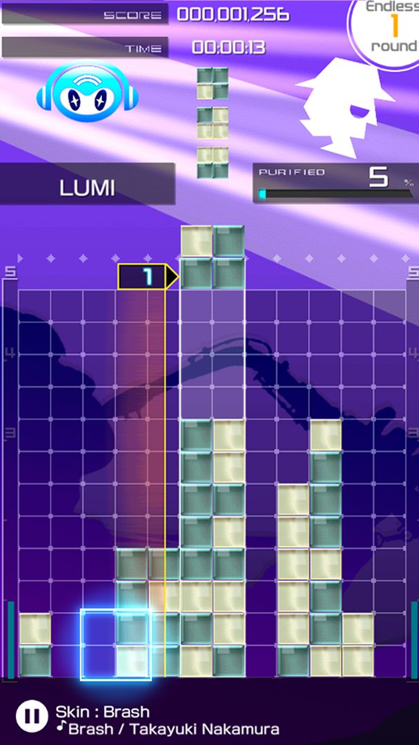 Screenshot of LUMINES パズル&ミュージック NEO