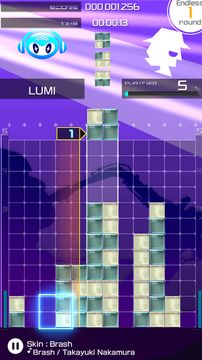 LUMINES パズル&ミュージック NEO Game Screenshot