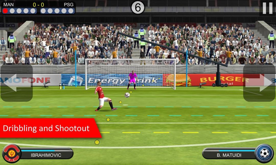 Mobile Kick ภาพหน้าจอเกม