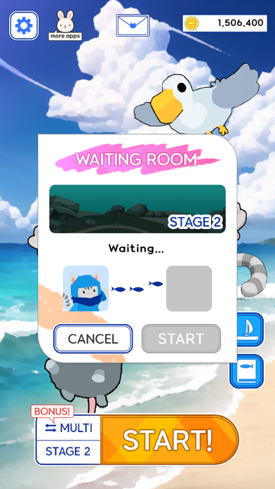 NFC - Ninja, Fish, Cat Game Screenshot