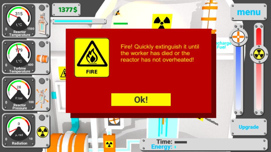 Nuclear Power Reactor inc - in screenshot game