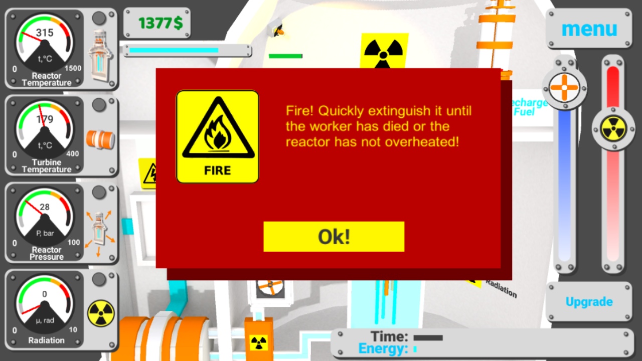 Nuclear Power Reactor inc - in Game Screenshot