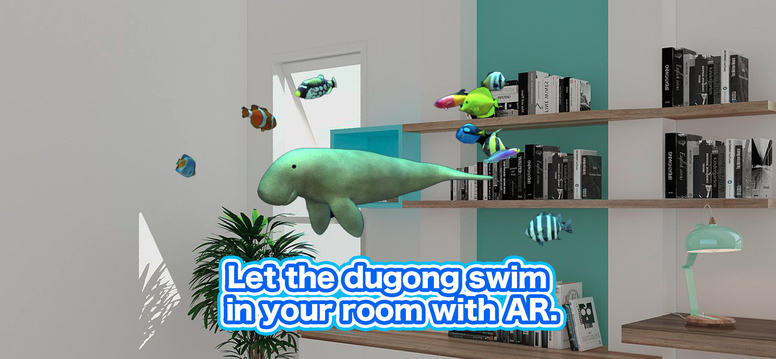 Dugong and Tropical Fish Game Screenshot