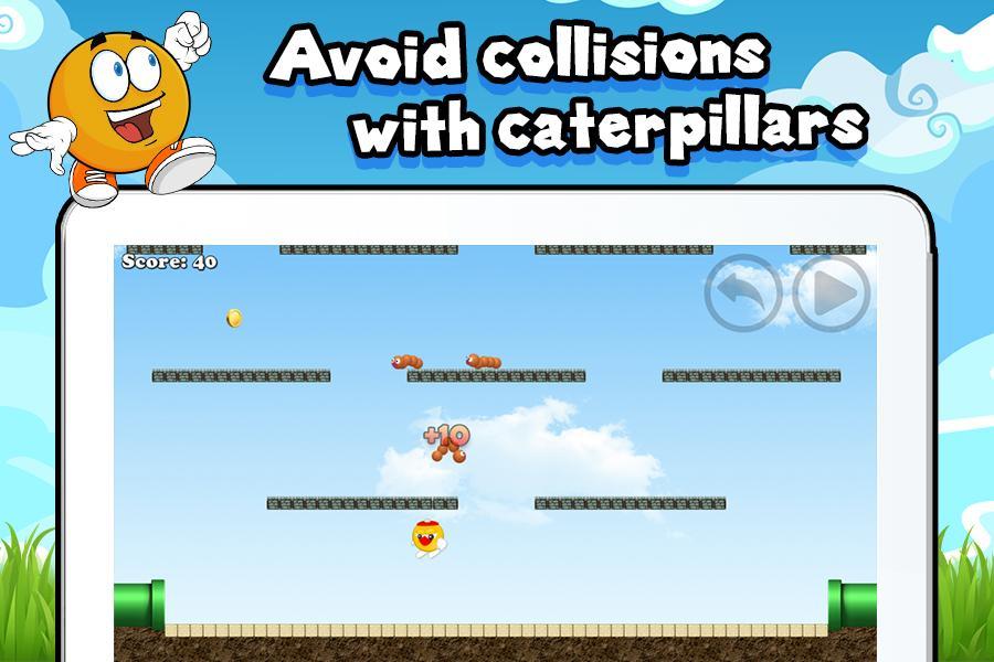 Funny Caterpillars Game Screenshot