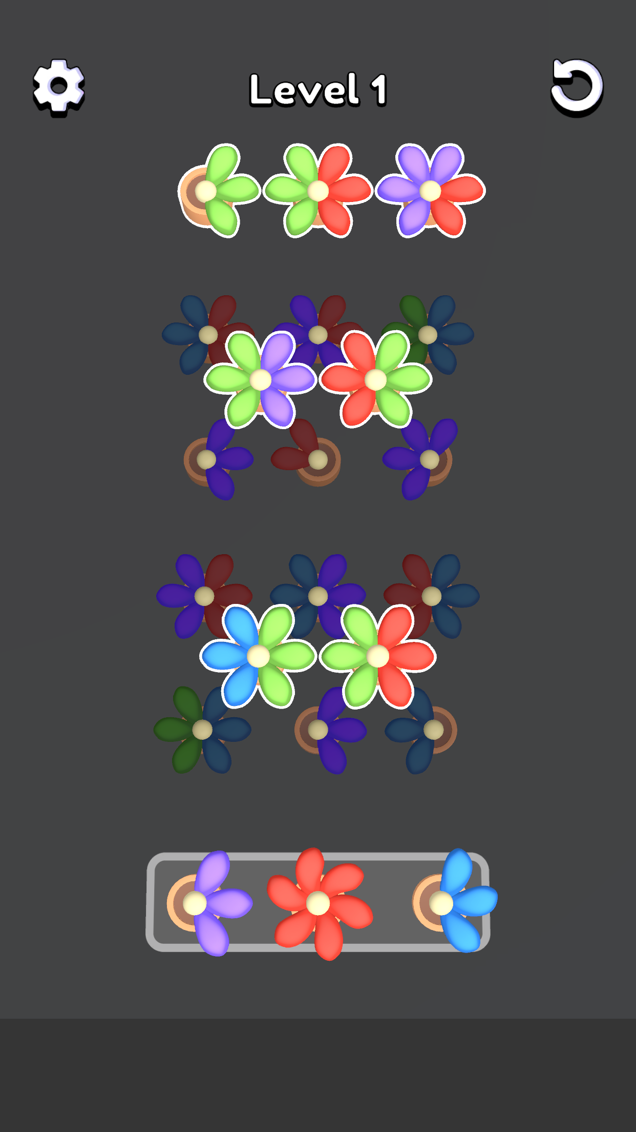Bloom Match 3D ภาพหน้าจอเกม