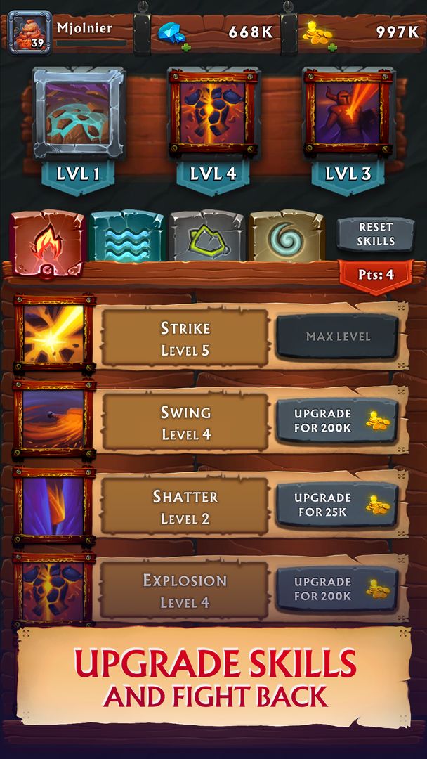 Never Ending Dungeon: Clicker screenshot game