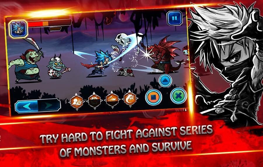 Ninja Fighter Deluxe Game Screenshot