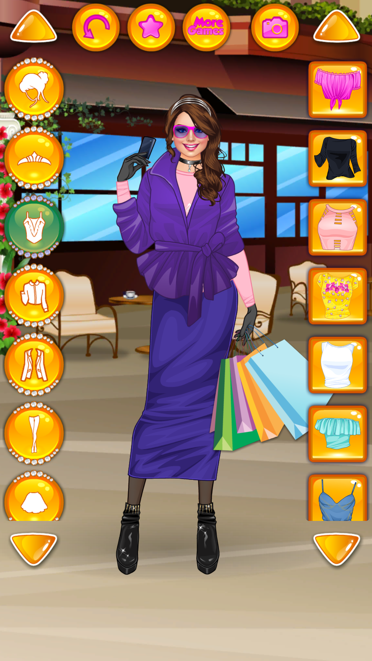Rich Girl Shopping: Girl Games Game Screenshot