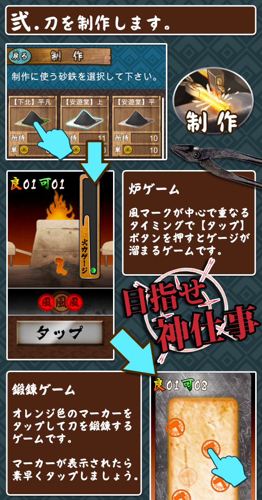刀鍛冶次郎 screenshot game