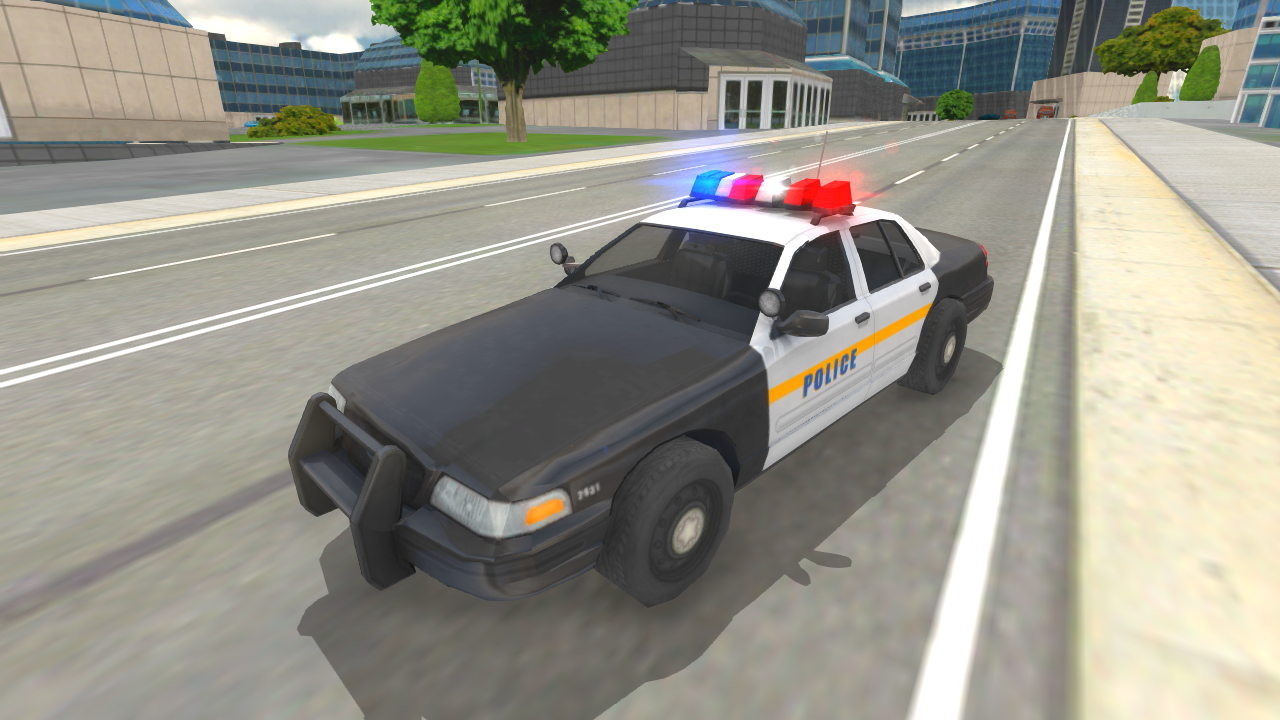 Cuplikan Layar Game Police Car Crazy Drivers