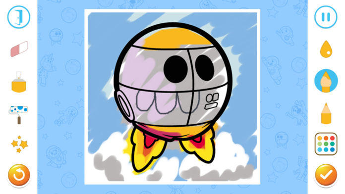 Go Jetters Colouring Game Screenshot