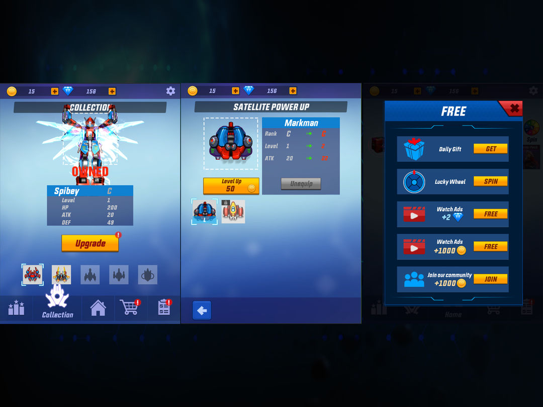 Screenshot of Thunder Fighter Superhero