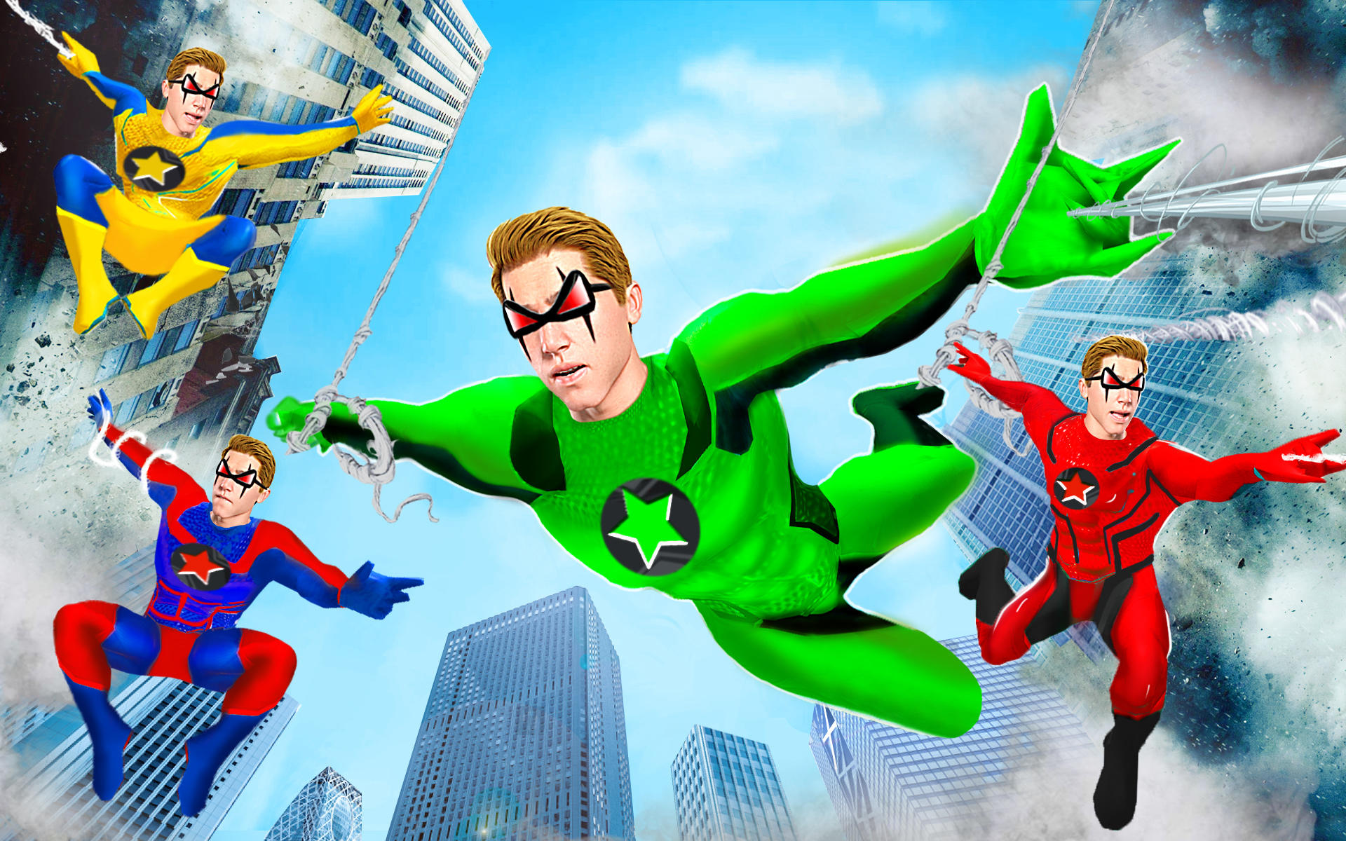 Screenshot 5 of Police Green Sticky Robot Hero 1.0