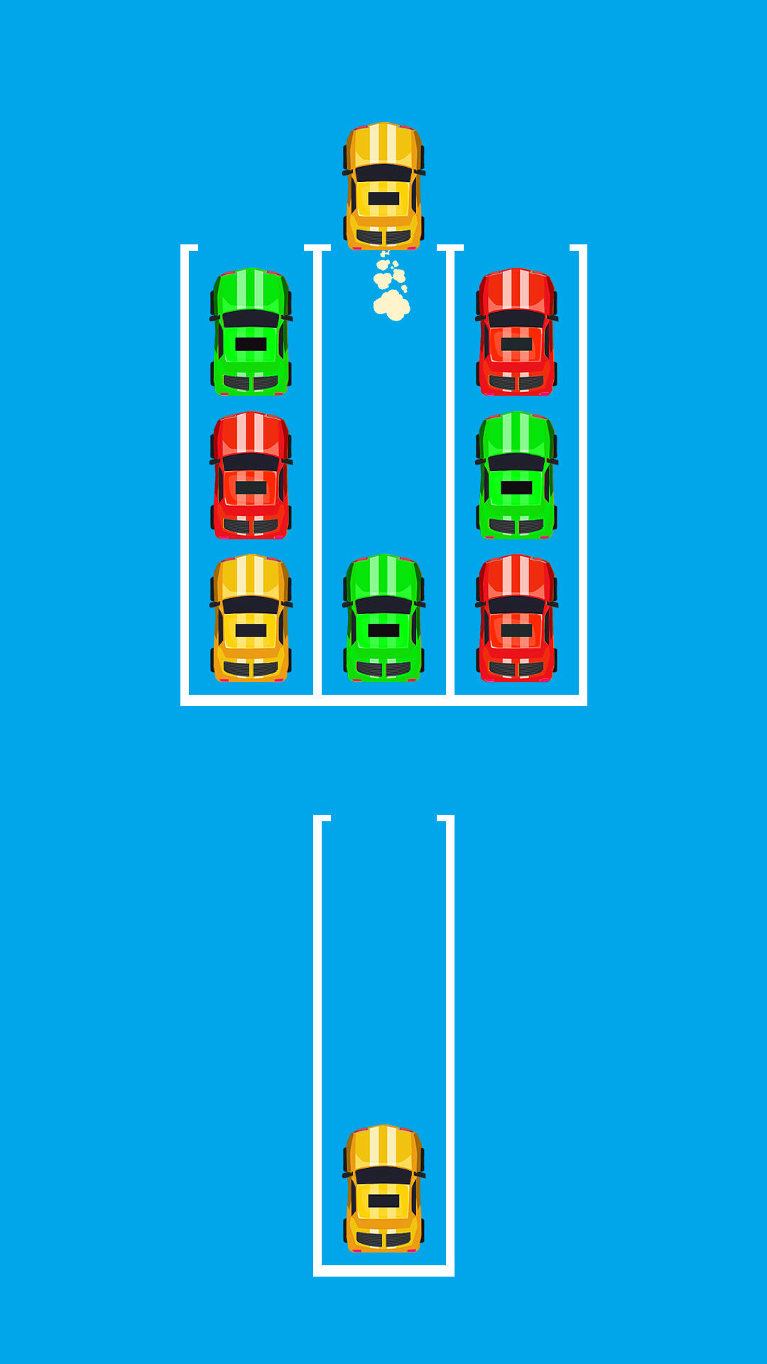 Car Sort Puzzle - Color Sort 게임 스크린샷