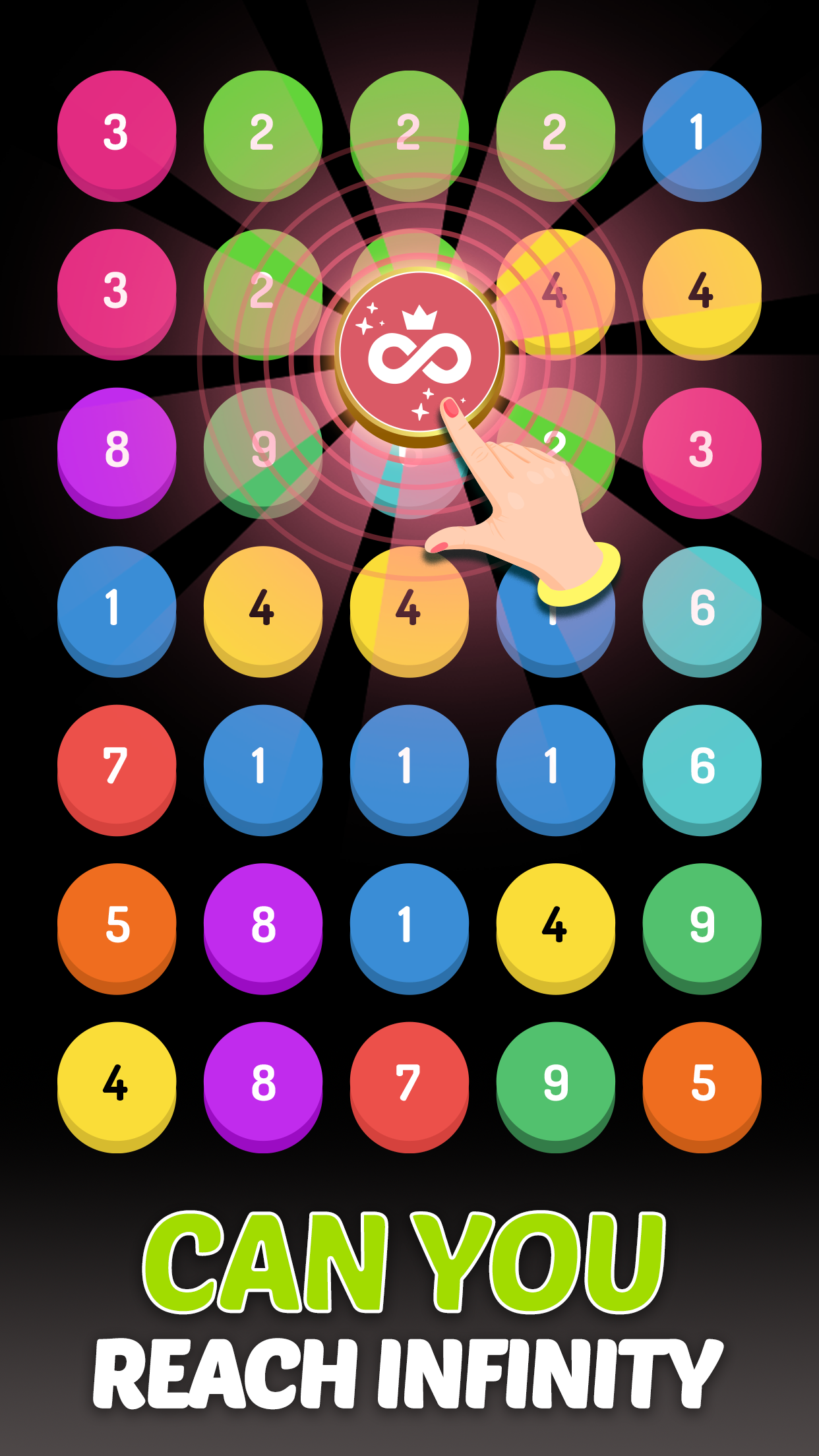 Merge Dots - Number Match Game Game Screenshot