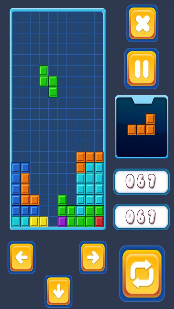 Screenshot of Brick Classic Tetris