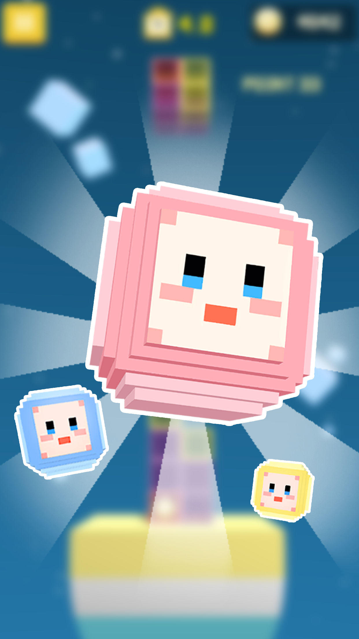 口袋方块：旋转 게임 스크린샷