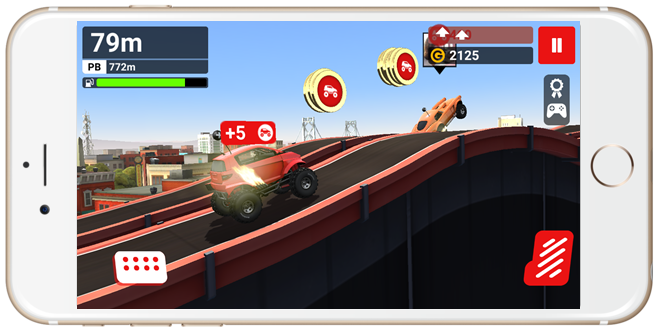 Monster Truck Hill Climb Game Screenshot