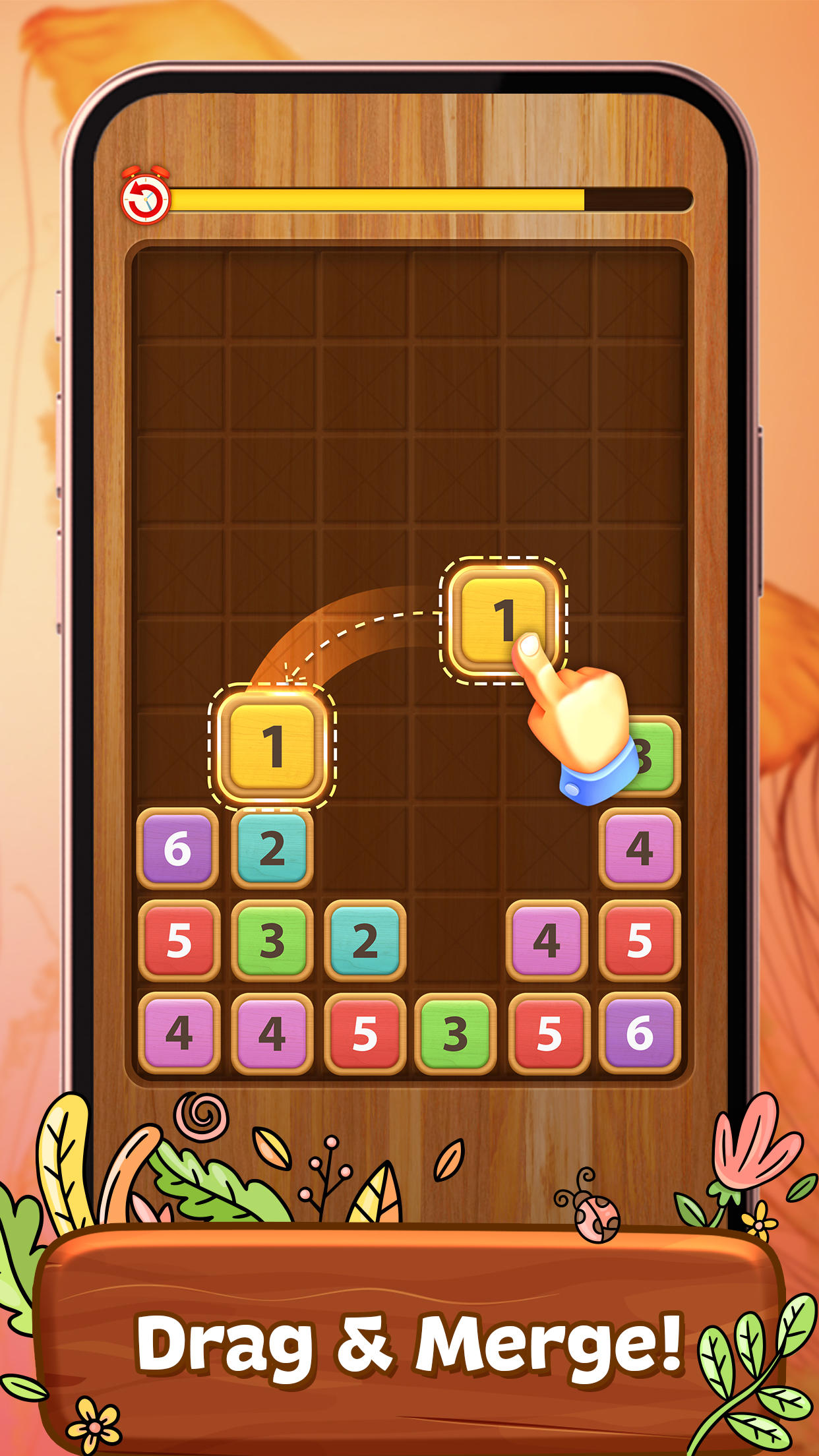 Screenshot of Merge Wood: Block Puzzle