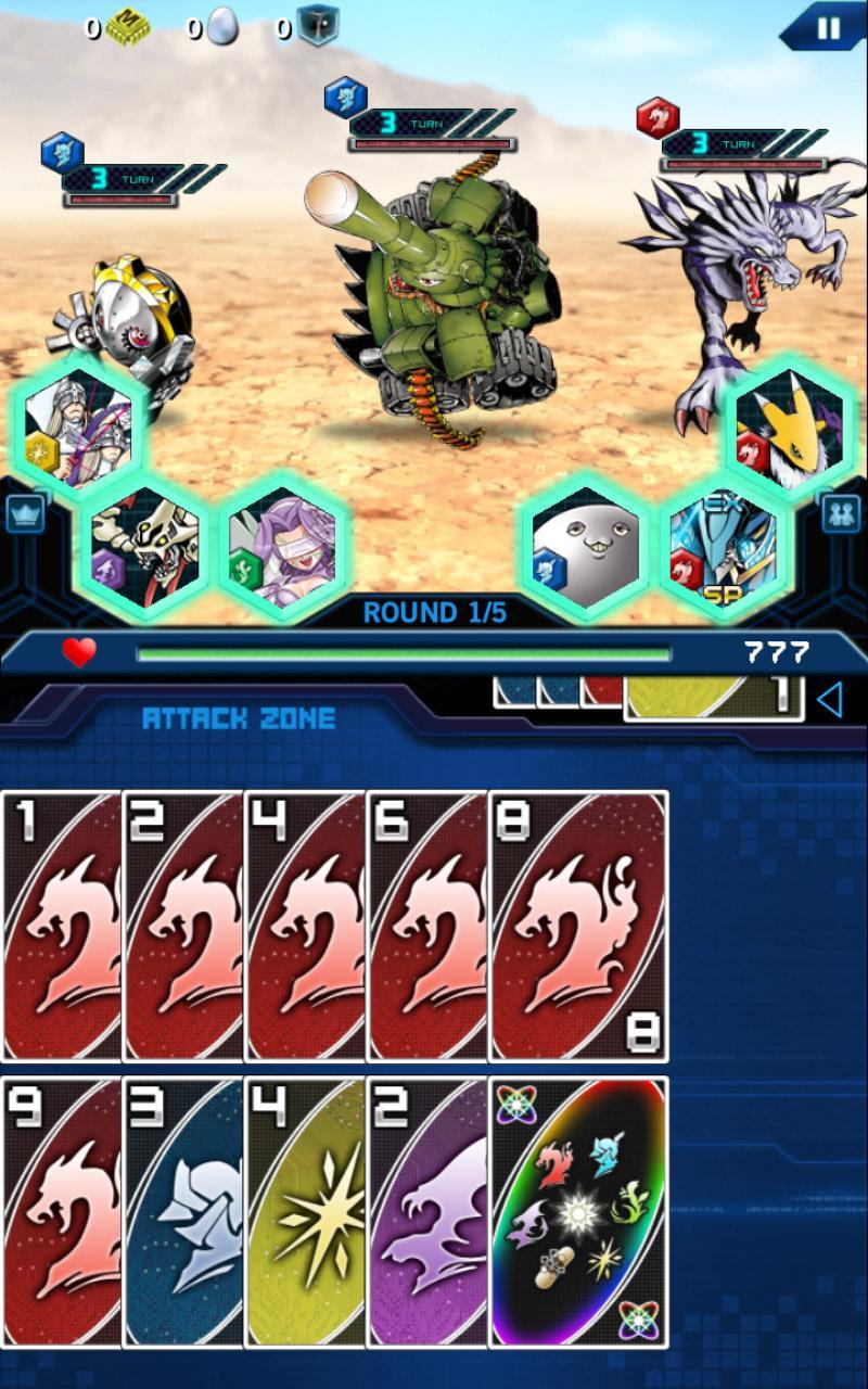 Digimon Heroes! Game Screenshot
