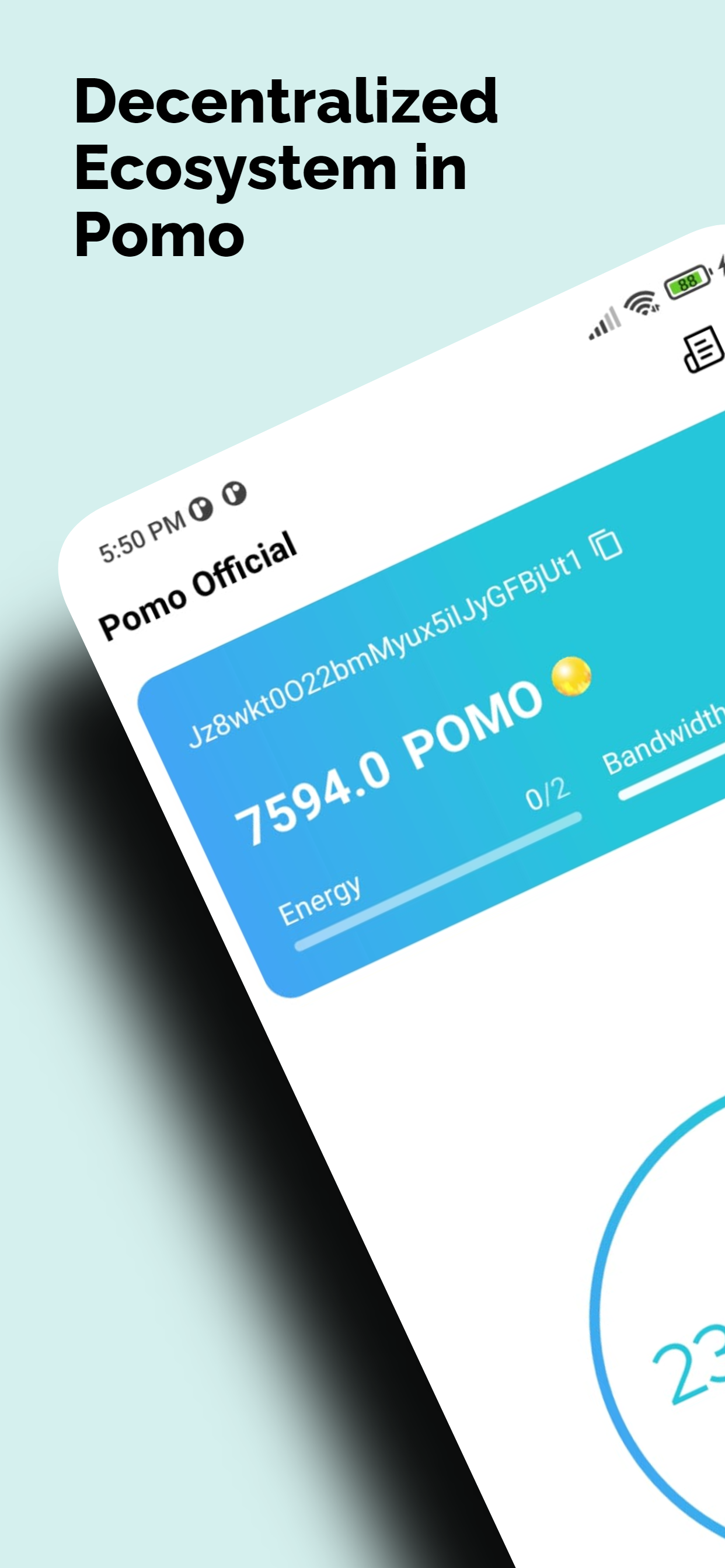 Screenshot 1 of POMO：ビットコインクラウドマイニングアプリ 2.9.0