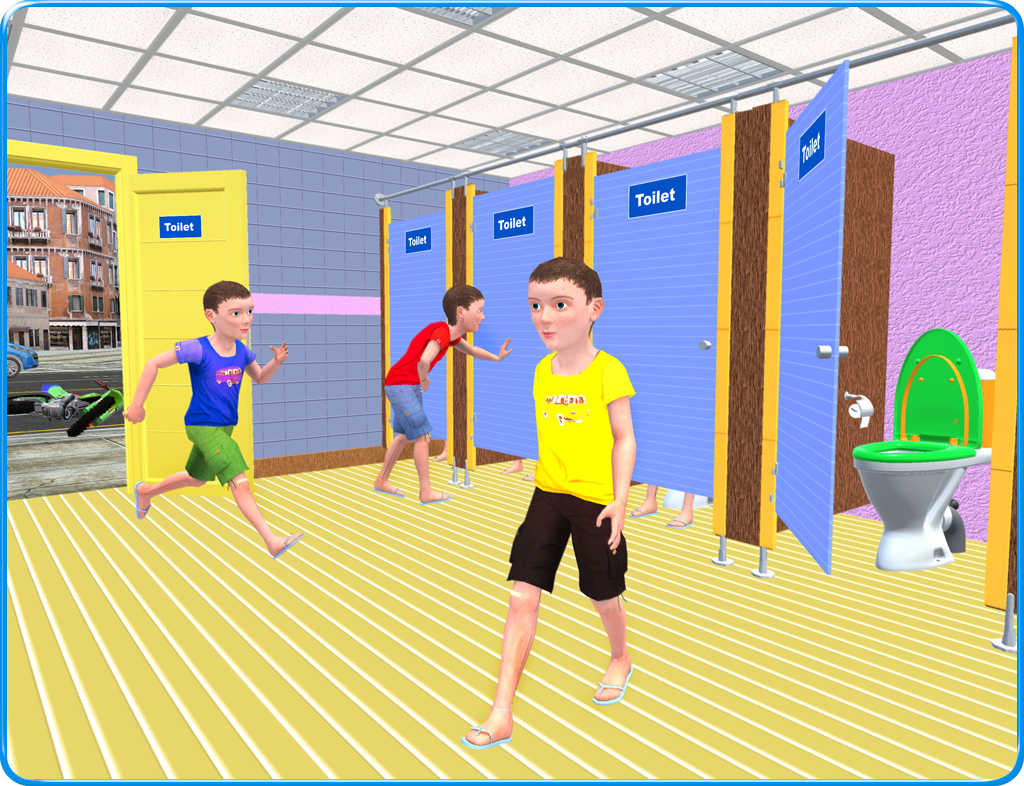 Скриншот игры Kids Toilet Emergency Pro 3D