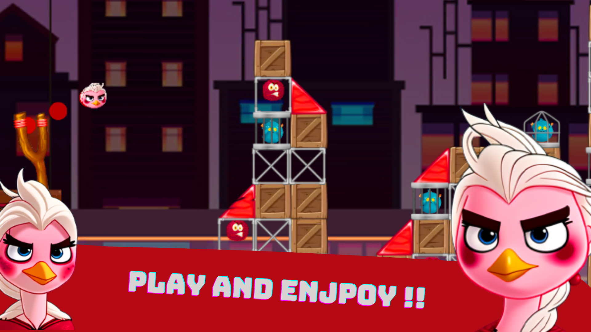 Angry queen bird Game Screenshot