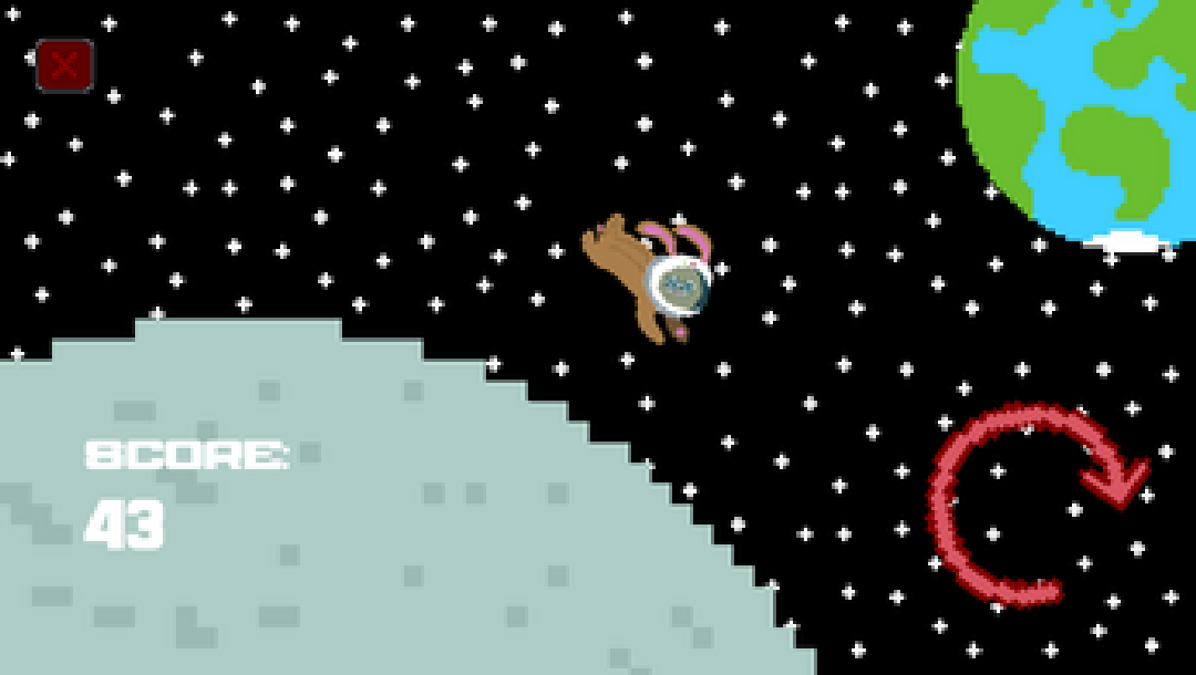 Space Rabbit Game Screenshot