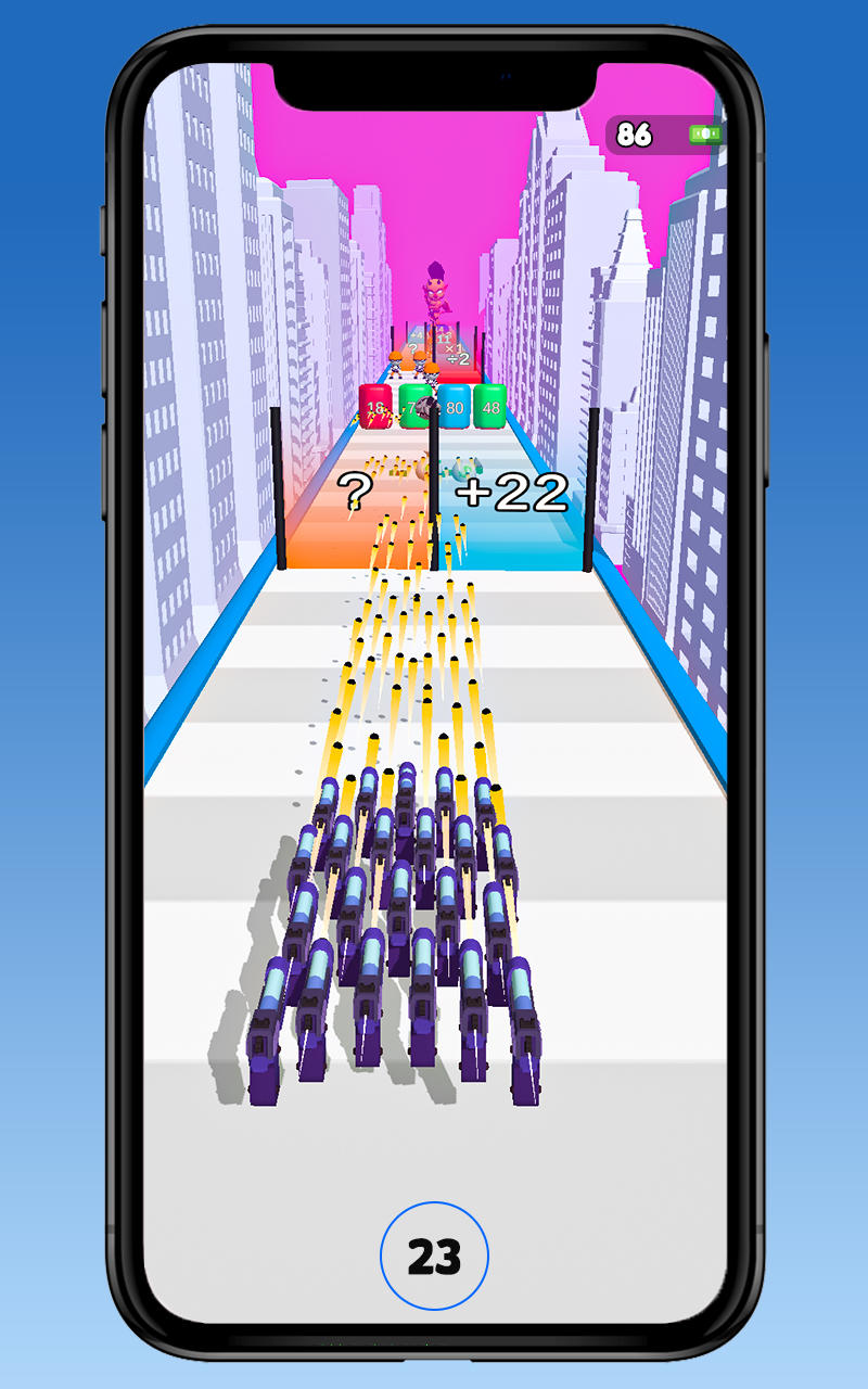 Guns Shot Rush! Weapons Master Game Screenshot