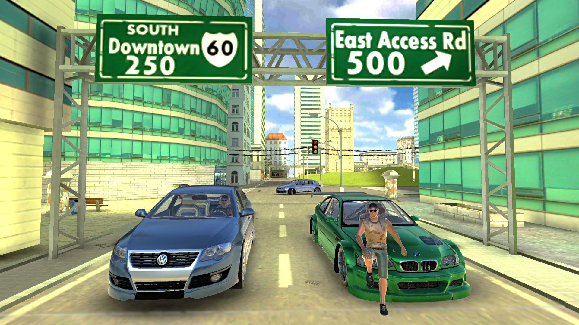 Passat B6 Drift Simulator Game Screenshot