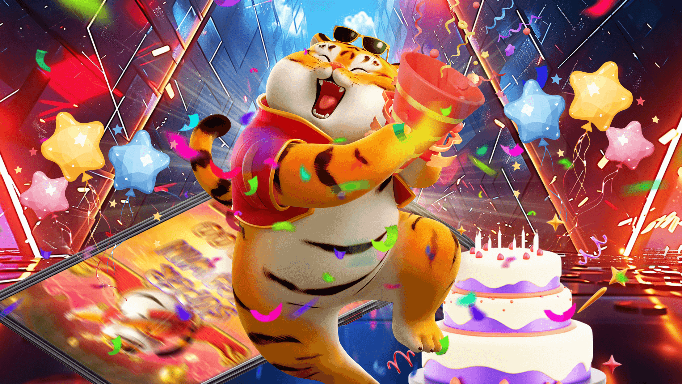 Lucky Balloon Tiger ภาพหน้าจอเกม