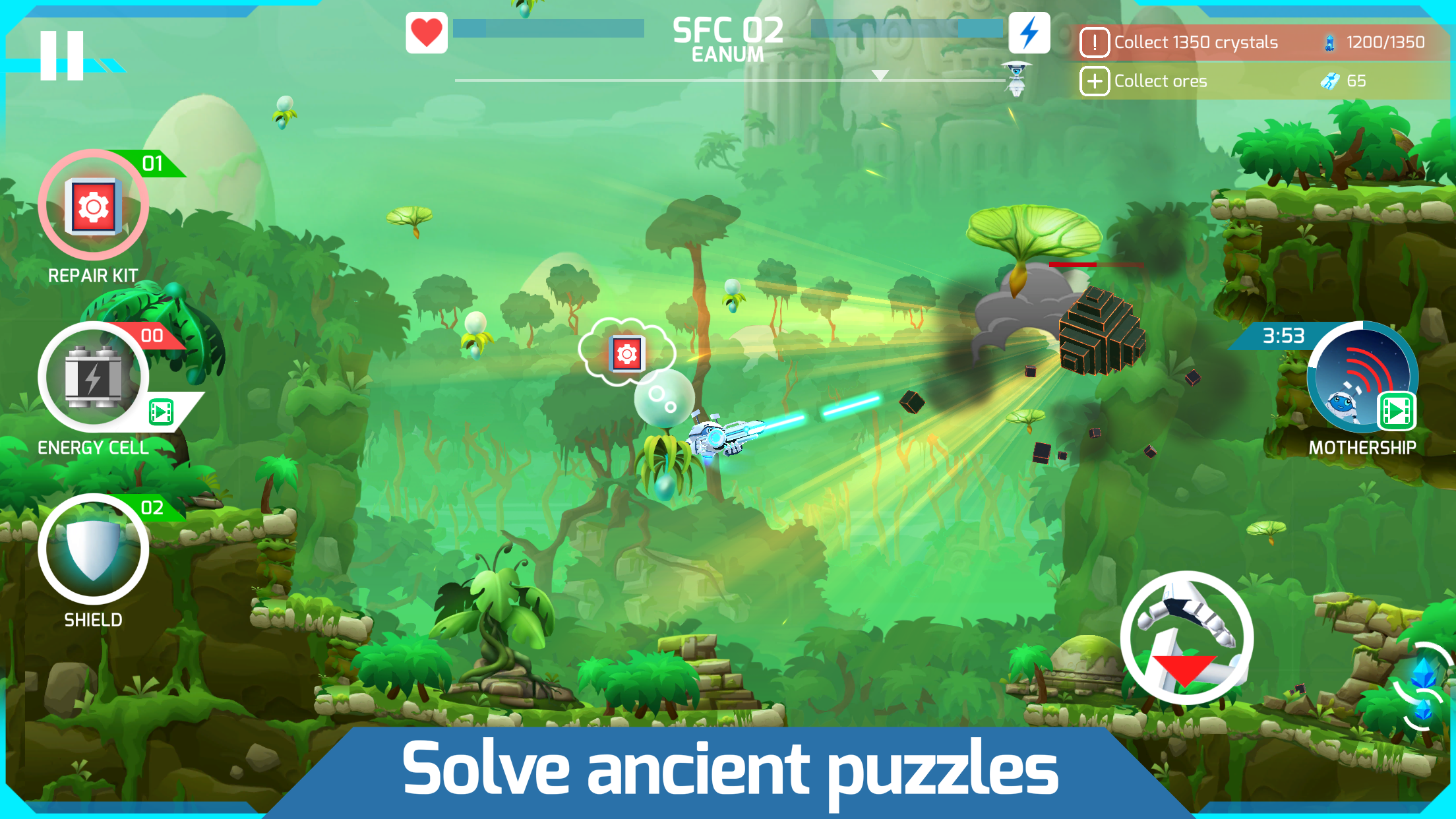 Mike the Planet Miner Game Screenshot