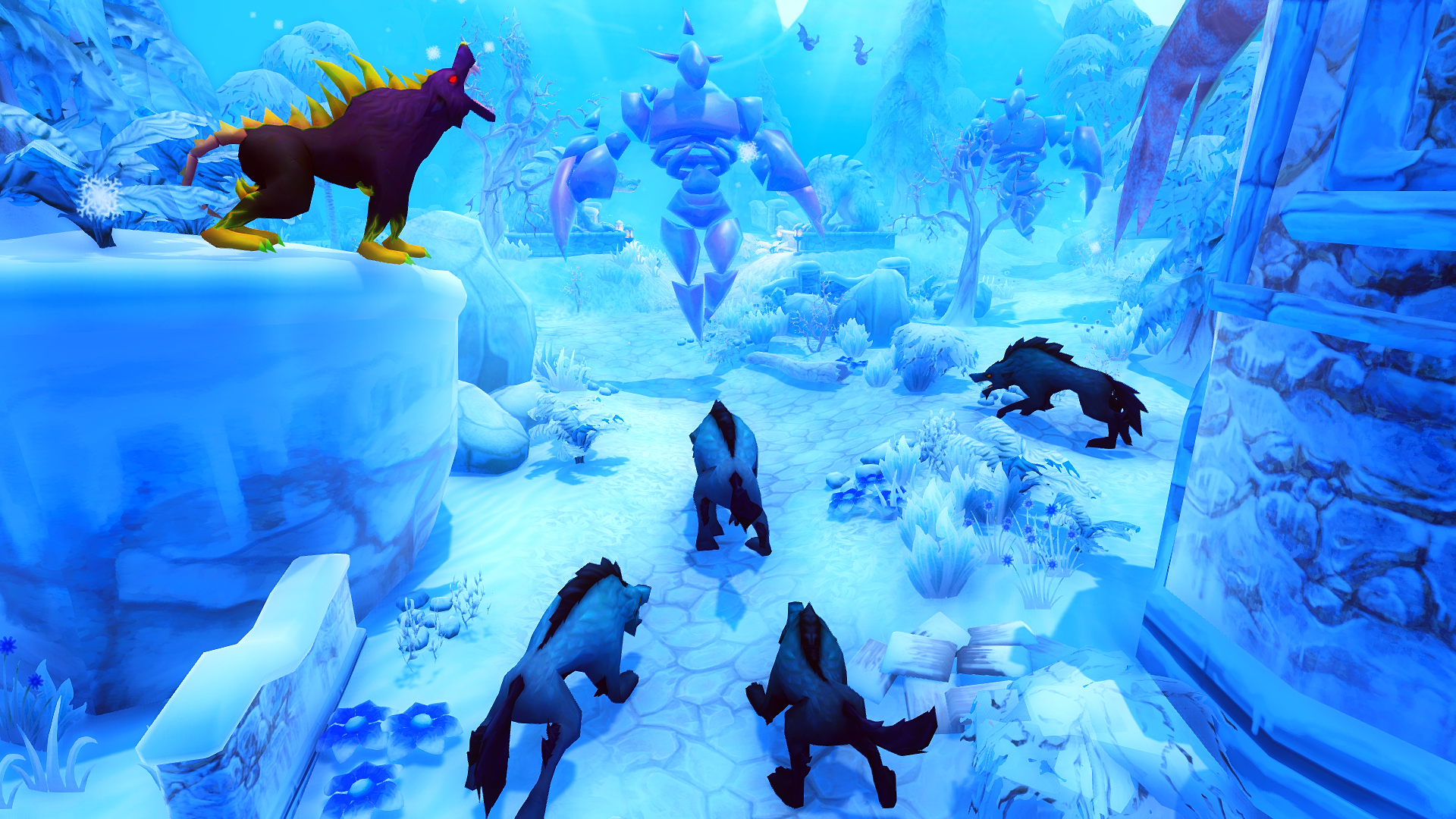 Demon Wolf Simulator Game Screenshot
