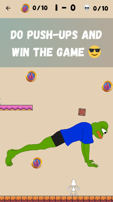 Push Up Game Game Screenshot