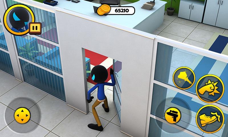 Stickman Dorm Exploration Esca Game Screenshot