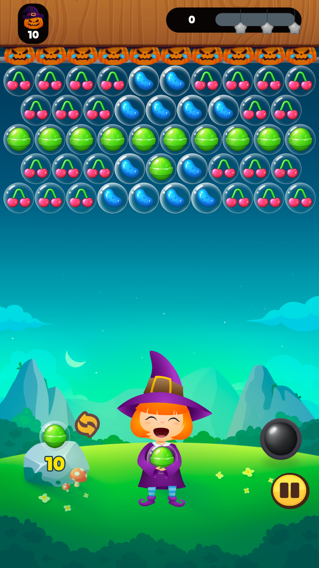 Bubble shooter best sale witch