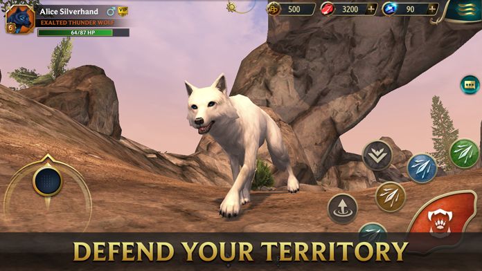 Screenshot of Wolf Tales - Online RPG Sim 3D