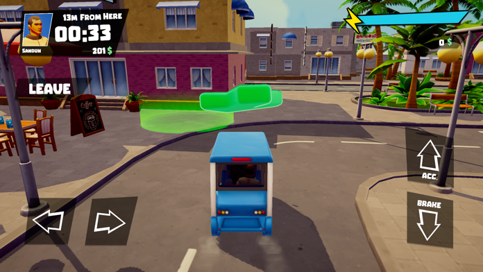 Tuktuk Crazy Taxi ゲームのスクリーンショット