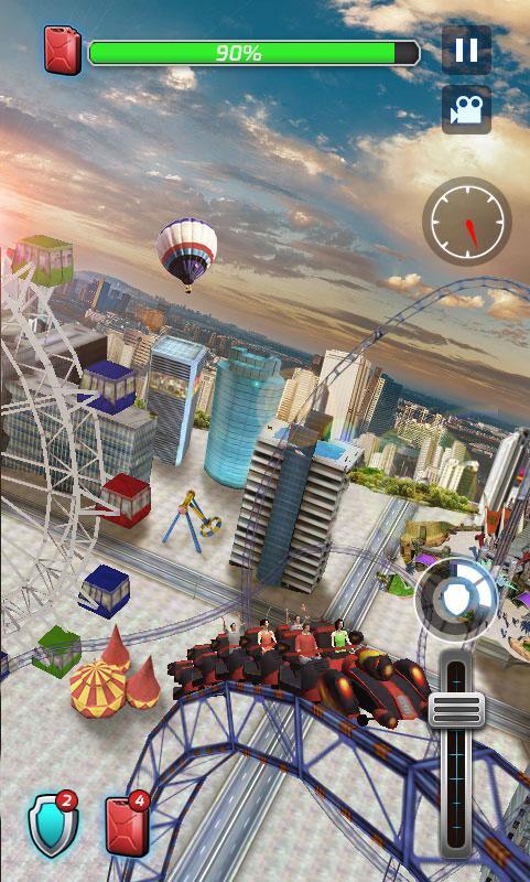 롤러코스터3D - Roller Coaster 게임 스크린 샷