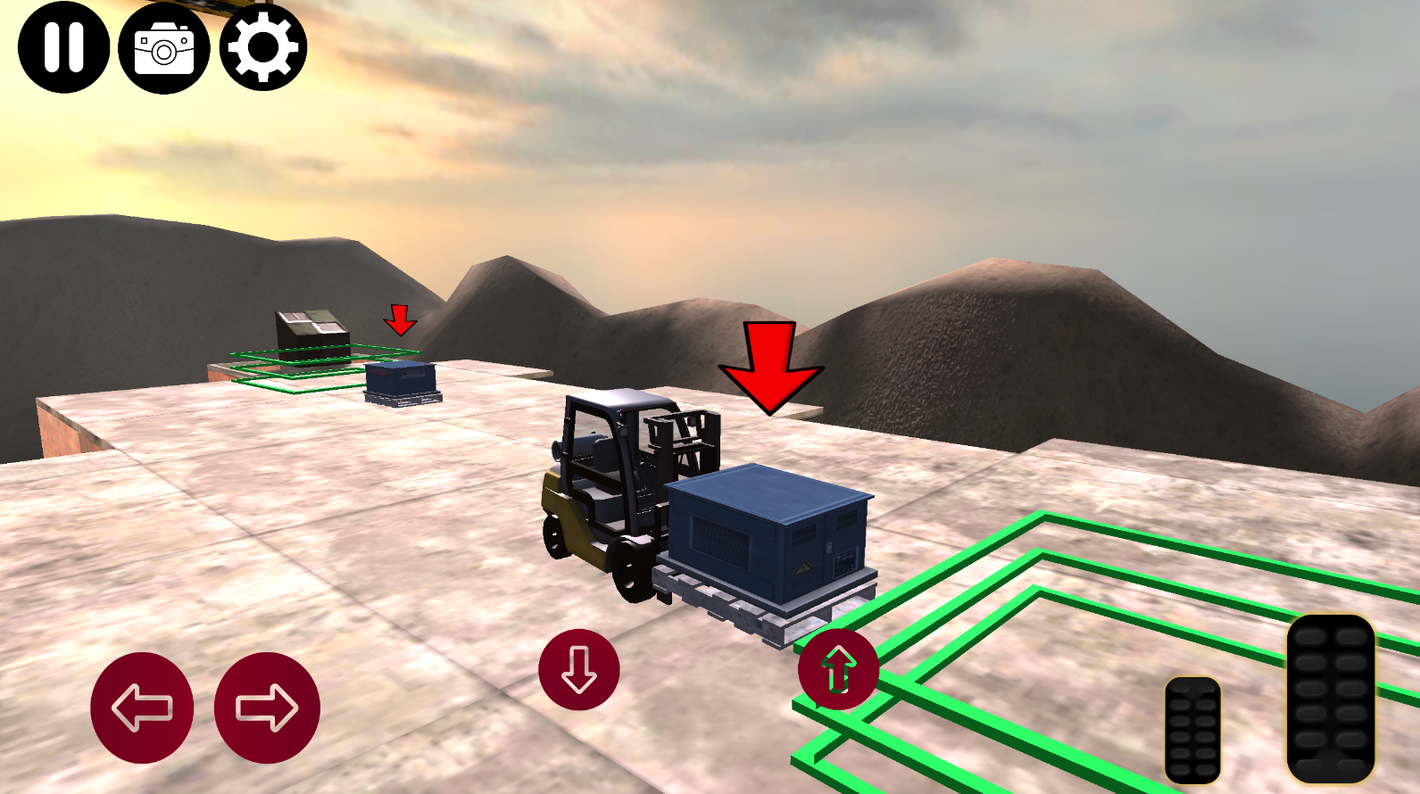 Forklift Driver Simulator Game Game Screenshot