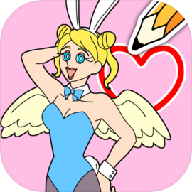 Draw Happy Angel :drawing apps