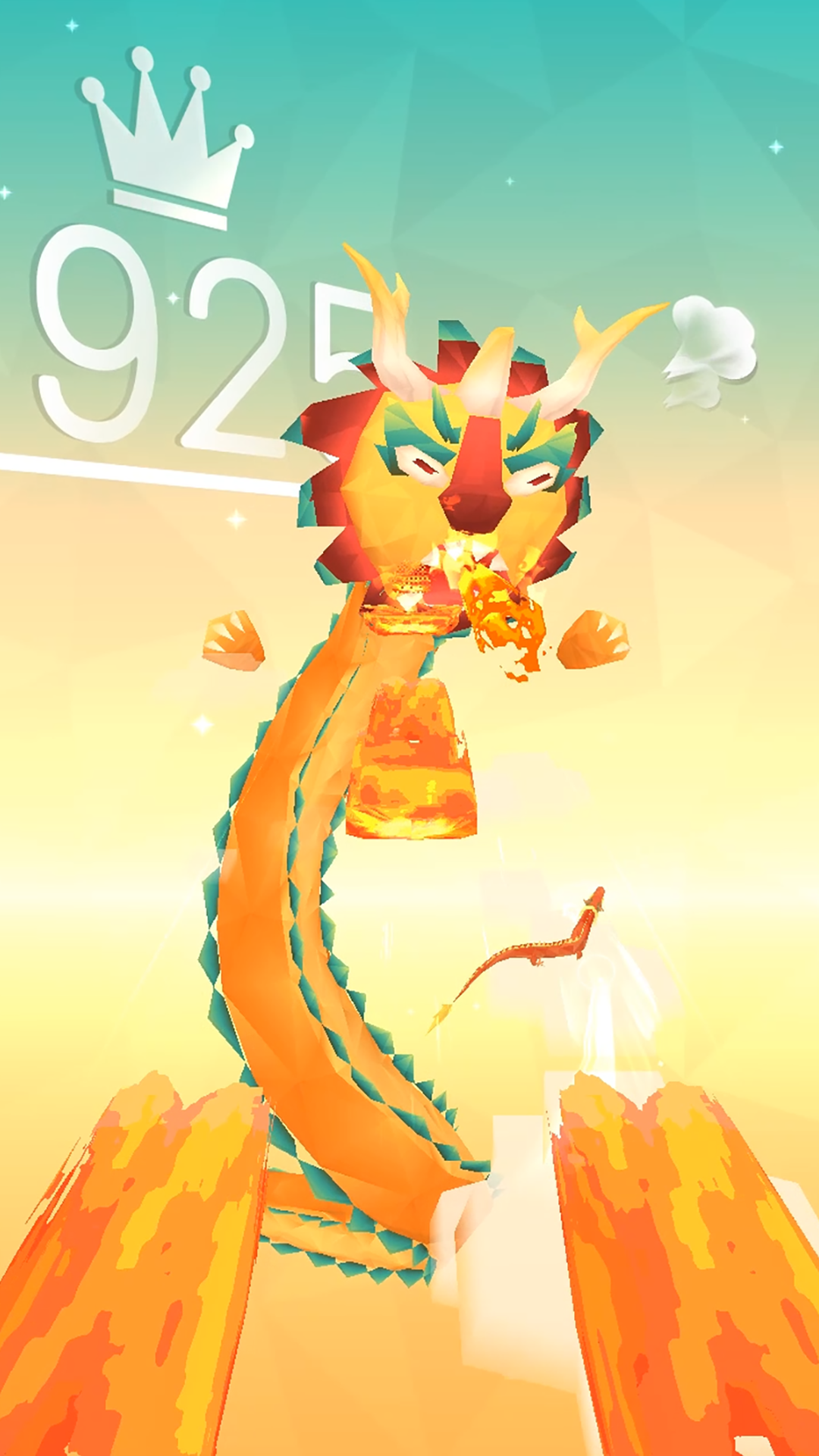 Sky Surfing Game Screenshot