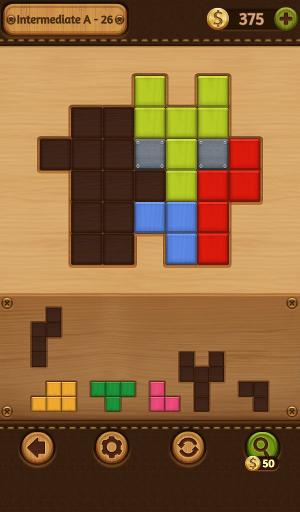 Block Puzzle Games: Wood Collection遊戲截圖