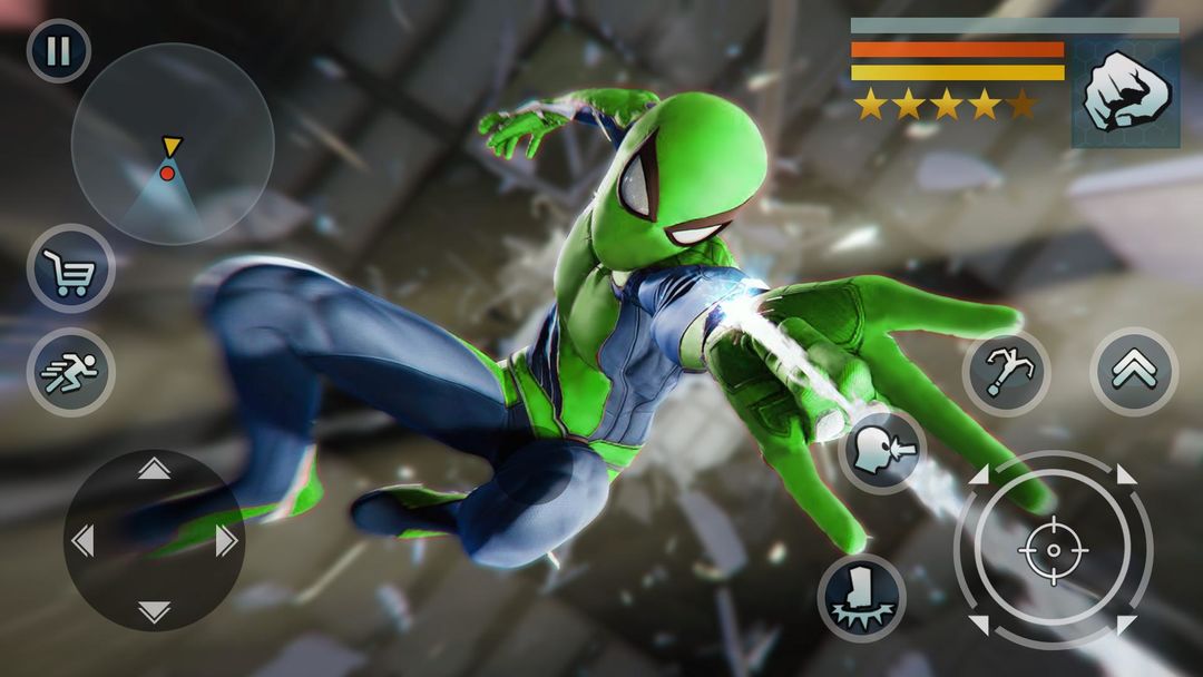 Spider Rope Hero - Vegas Crime city screenshot game