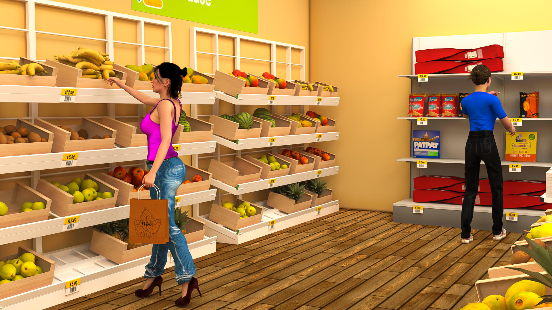 Supermarket Cashier Mall Games遊戲截圖
