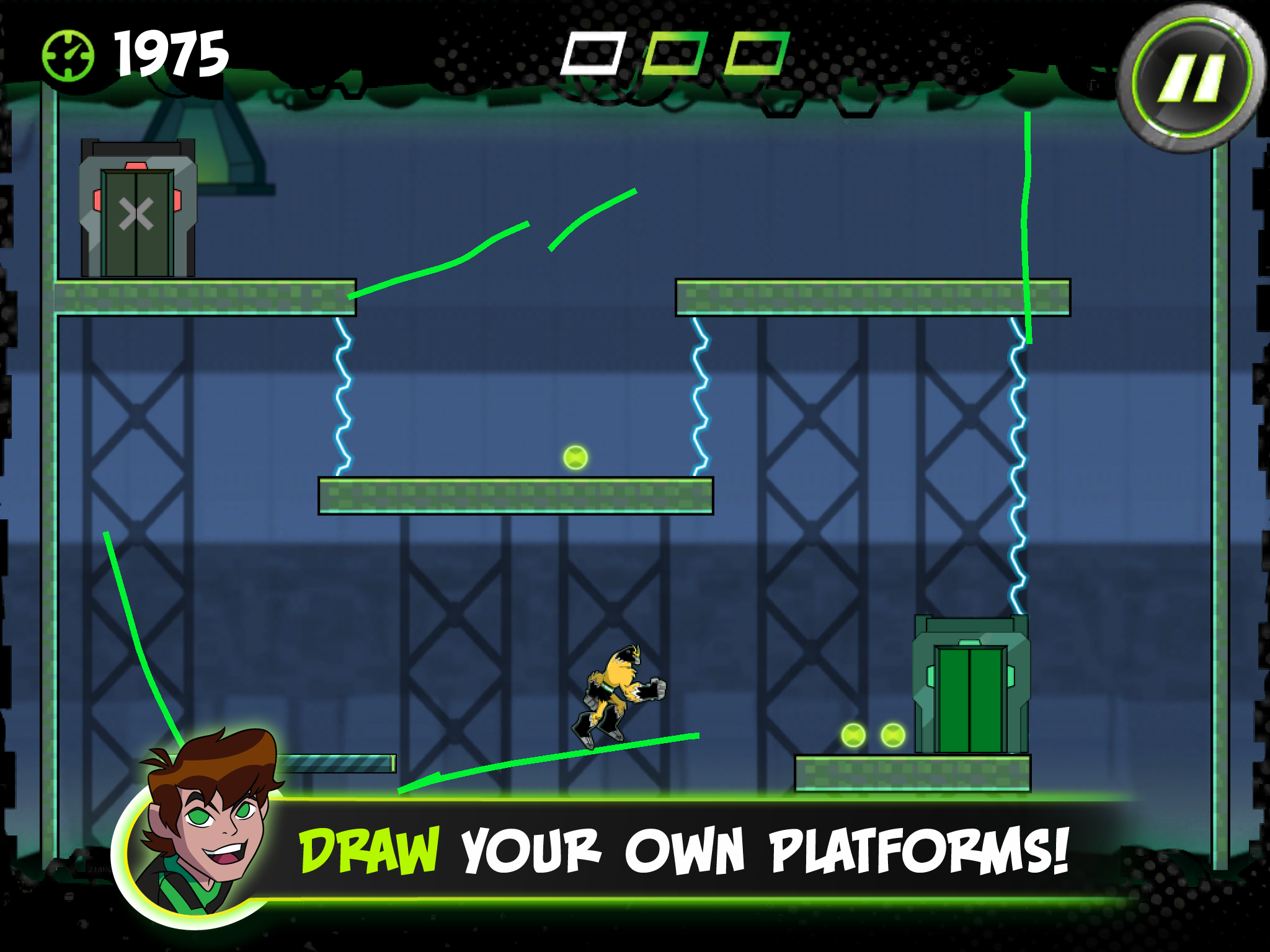 Ben 10 Cavern Run Game Screenshot