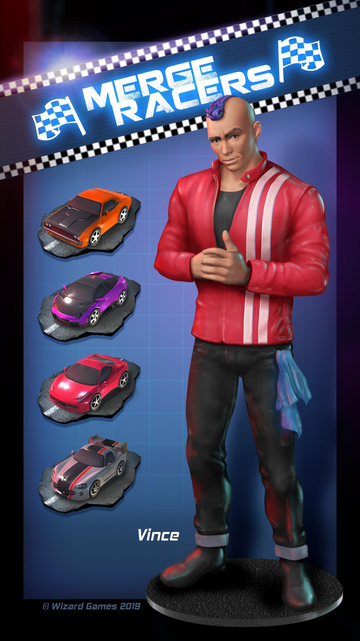 Скриншот игры Merge Racers: Idle Car Empire + Racing Game