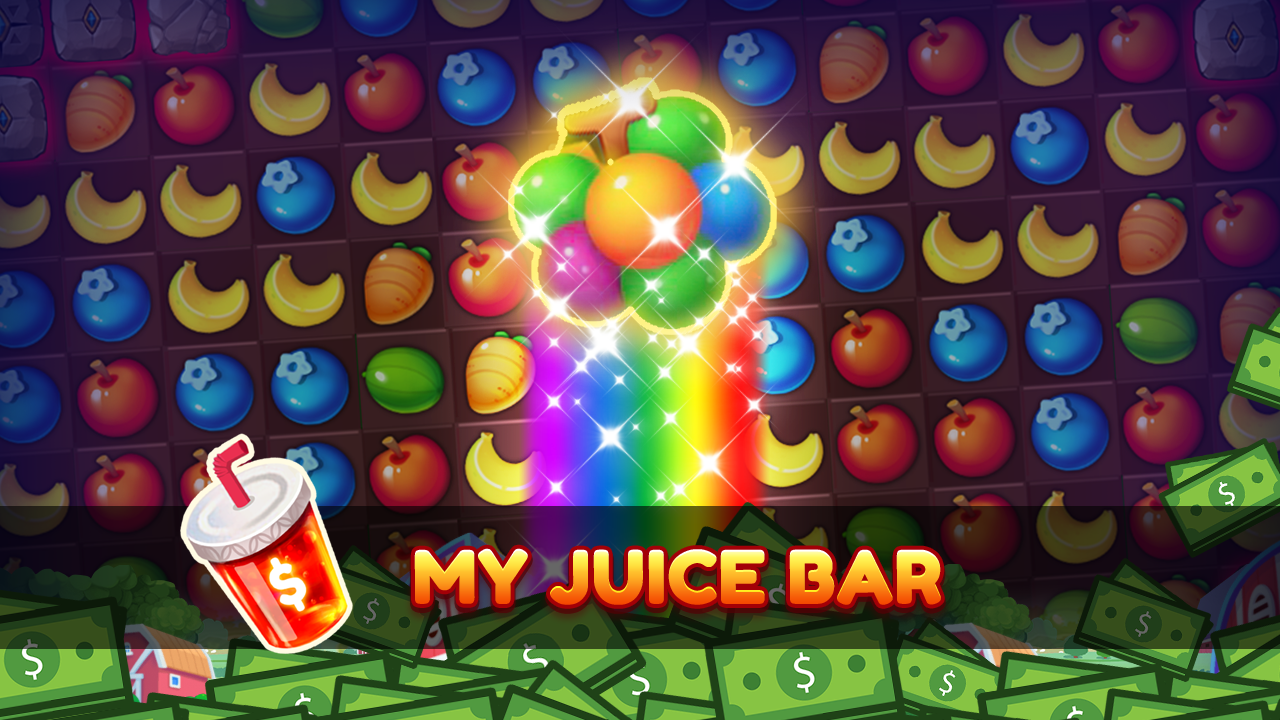 My Juice Bar: Match 3 Puzzleのキャプチャ