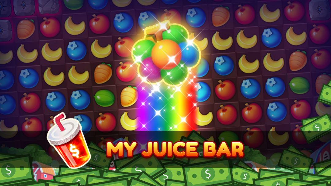 My Juice Bar: Match 3 Puzzle ภาพหน้าจอเกม